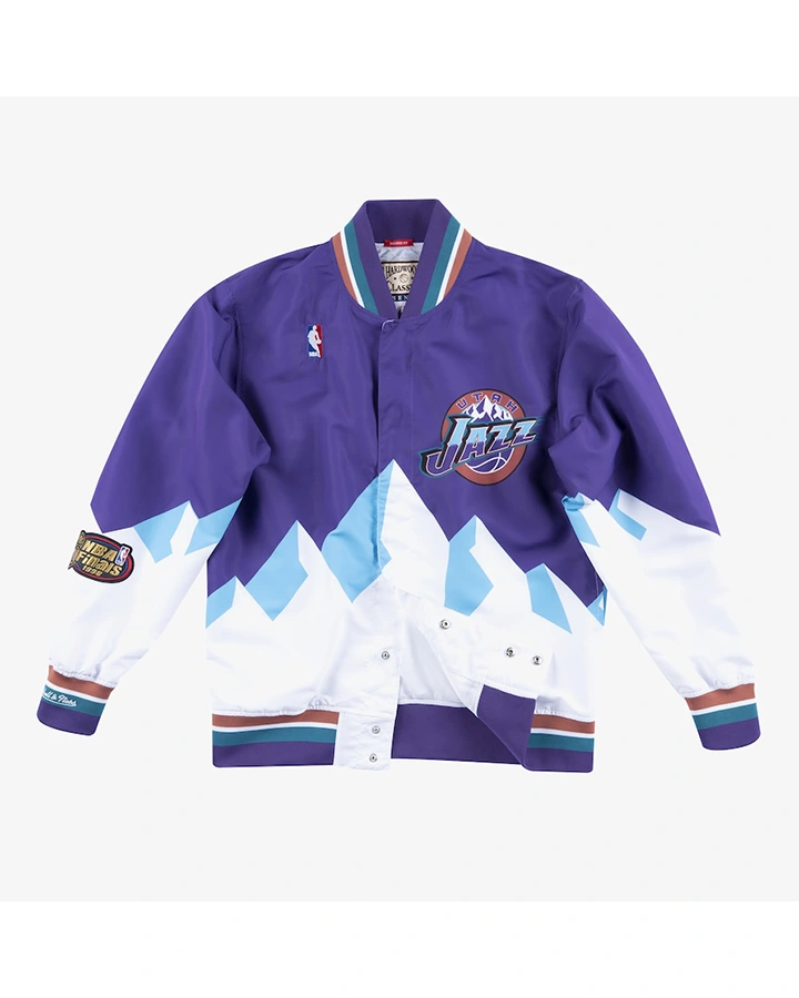 Elizabeth Utah Jazz Vintage Bomber Jacket - William Jacket