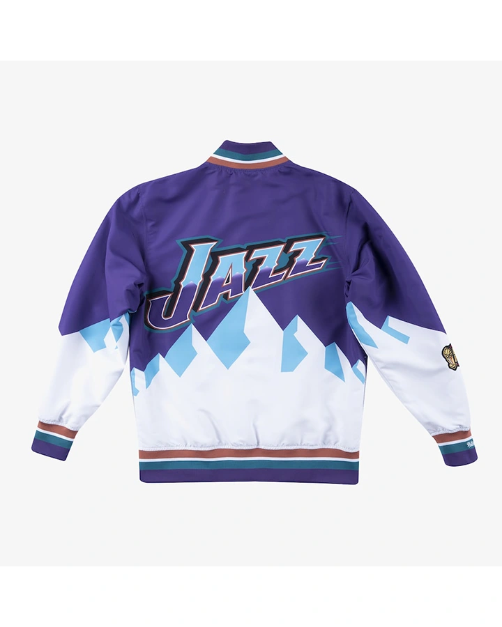 Elizabeth Utah Jazz Vintage Bomber Jacket - William Jacket