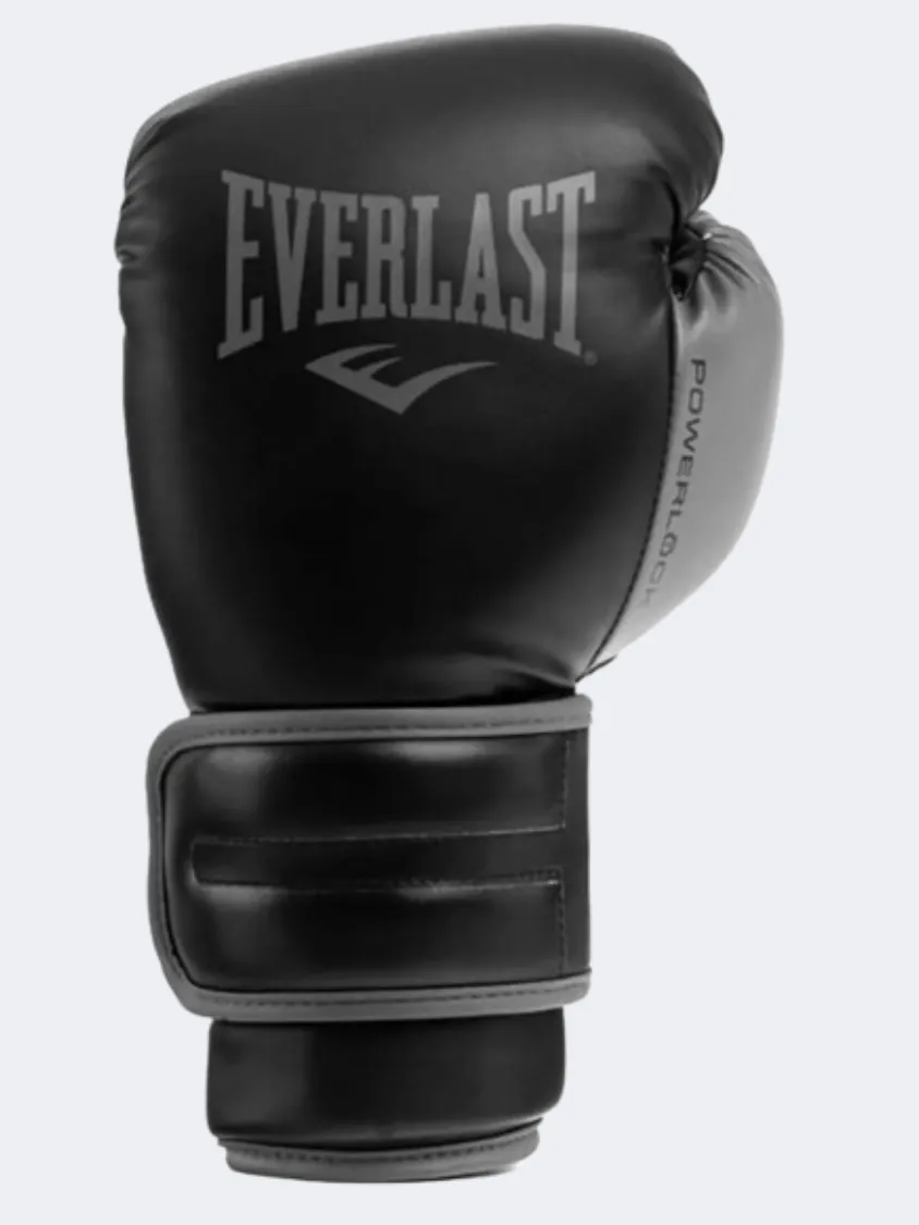 Everlast Powerlock 2R Unisex Boxing Gloves Black/Grey