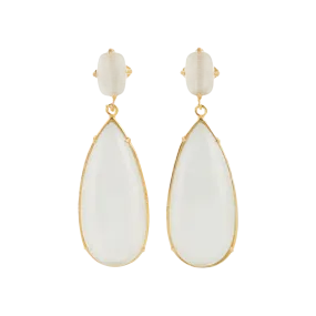 Franca Earrings White