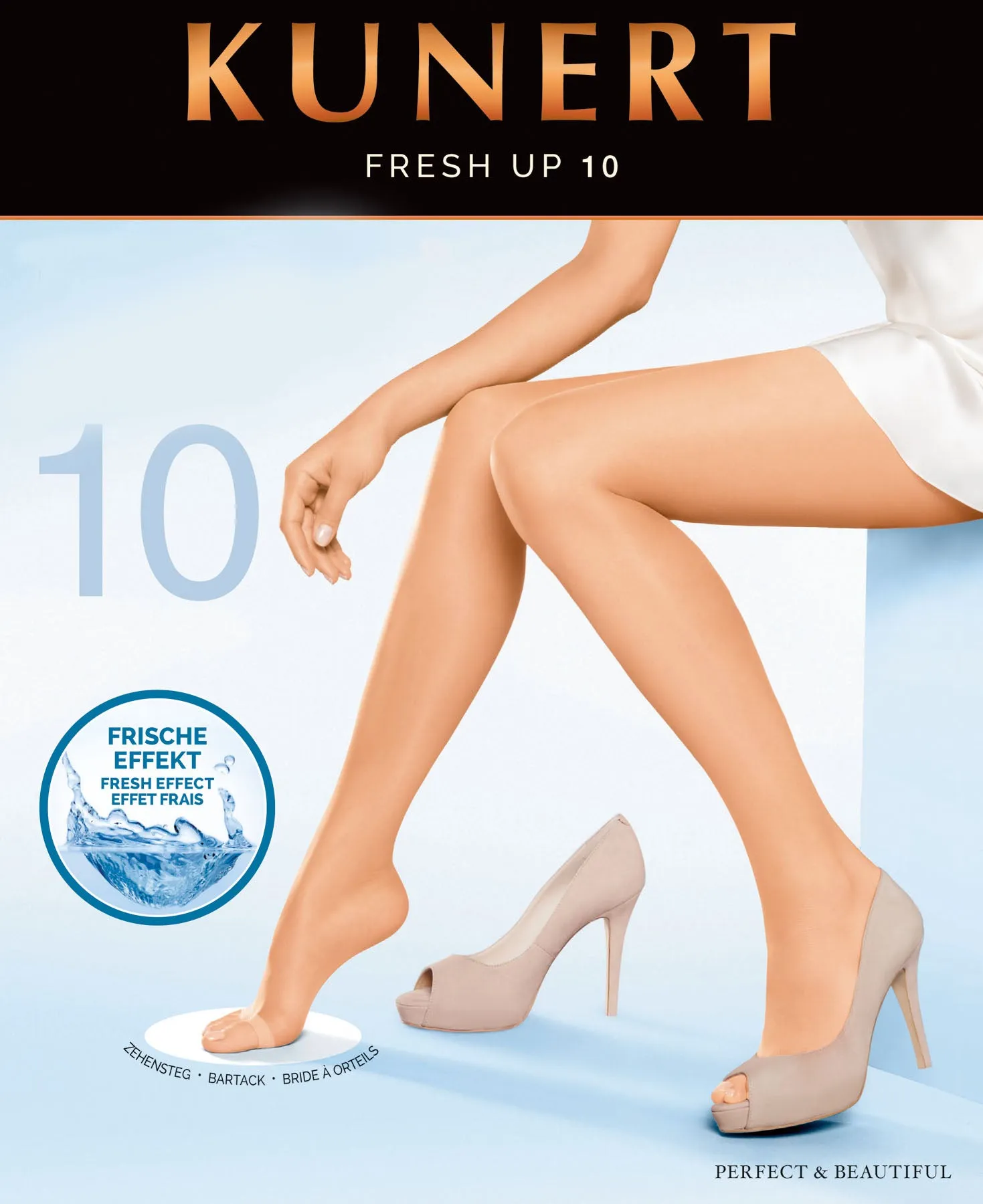 Fresh Up 10- Toeless Pantyhose