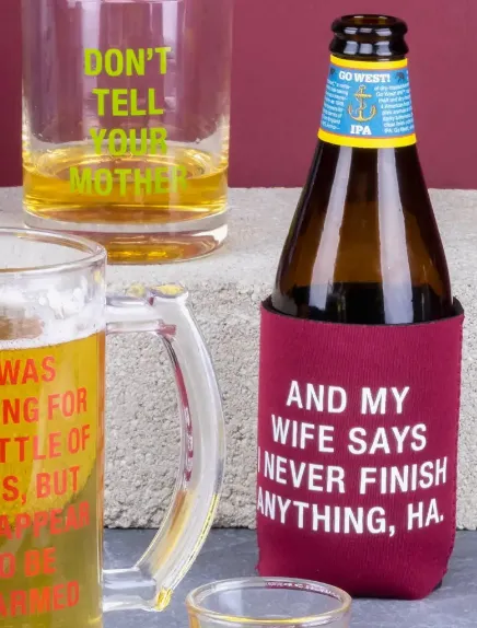 Funny Drink Koozie From About Face Designs