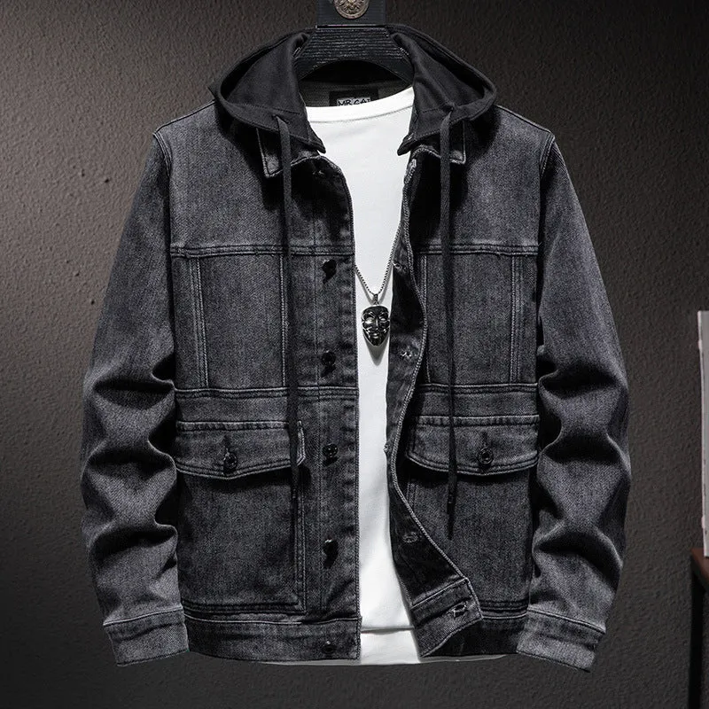 Hooded Denim Jacket