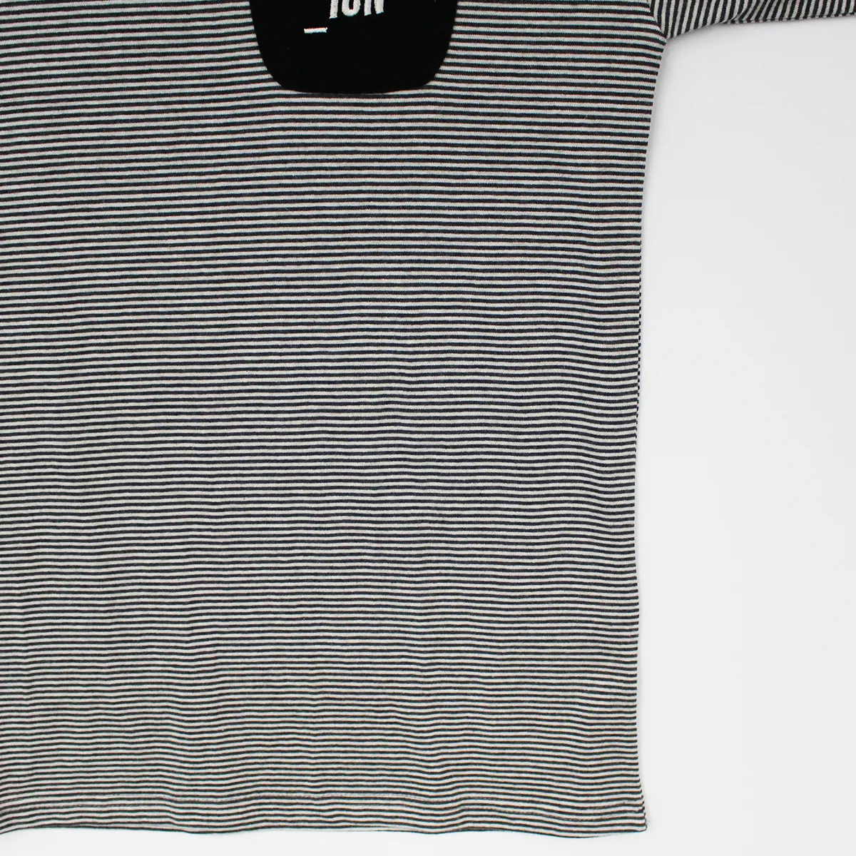 IONSEOUL  |Stripes Unisex Cotton Logo T-Shirts