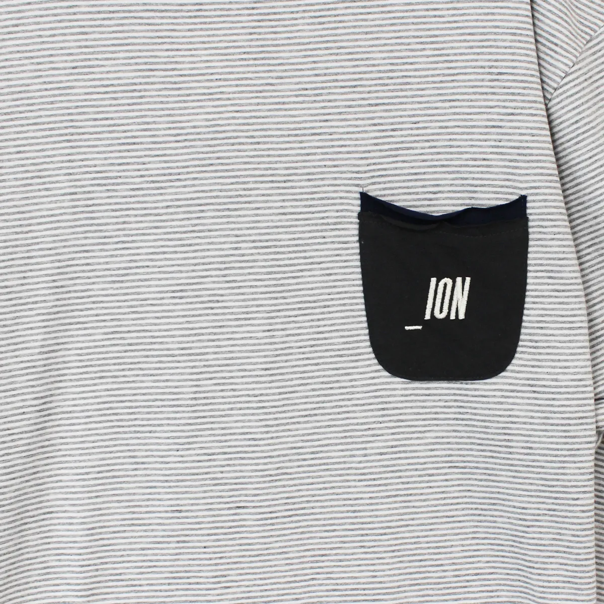 IONSEOUL  |Stripes Unisex Cotton Logo T-Shirts