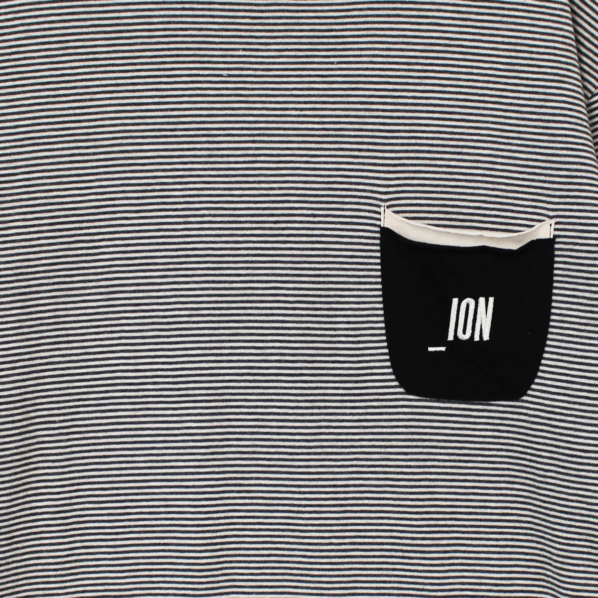 IONSEOUL  |Stripes Unisex Cotton Logo T-Shirts