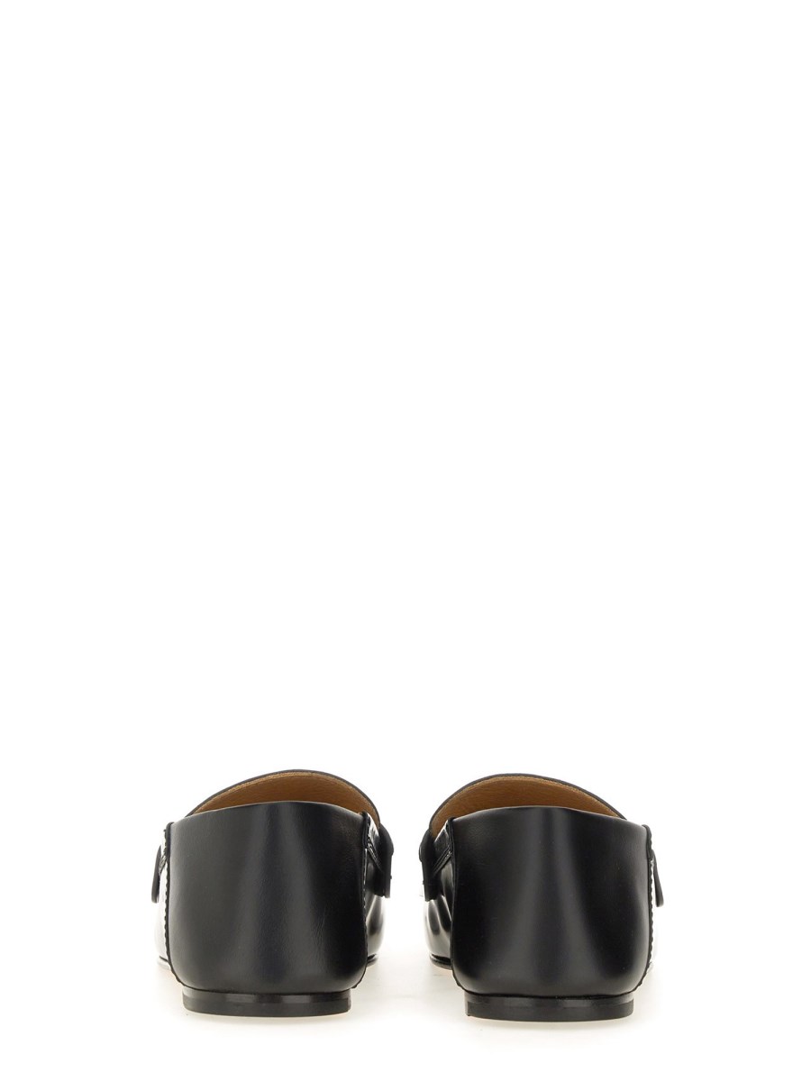 JACQUEMUS      SQUARE LEATHER CARRE LOAFER