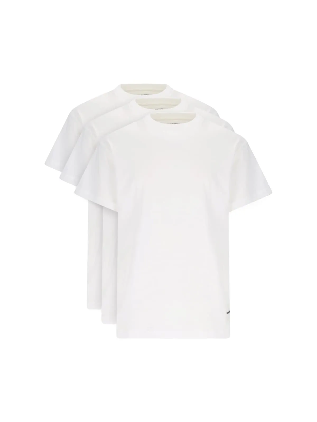 Jil Sander  |Crew Neck Unisex Cotton Short Sleeves Logo Designers