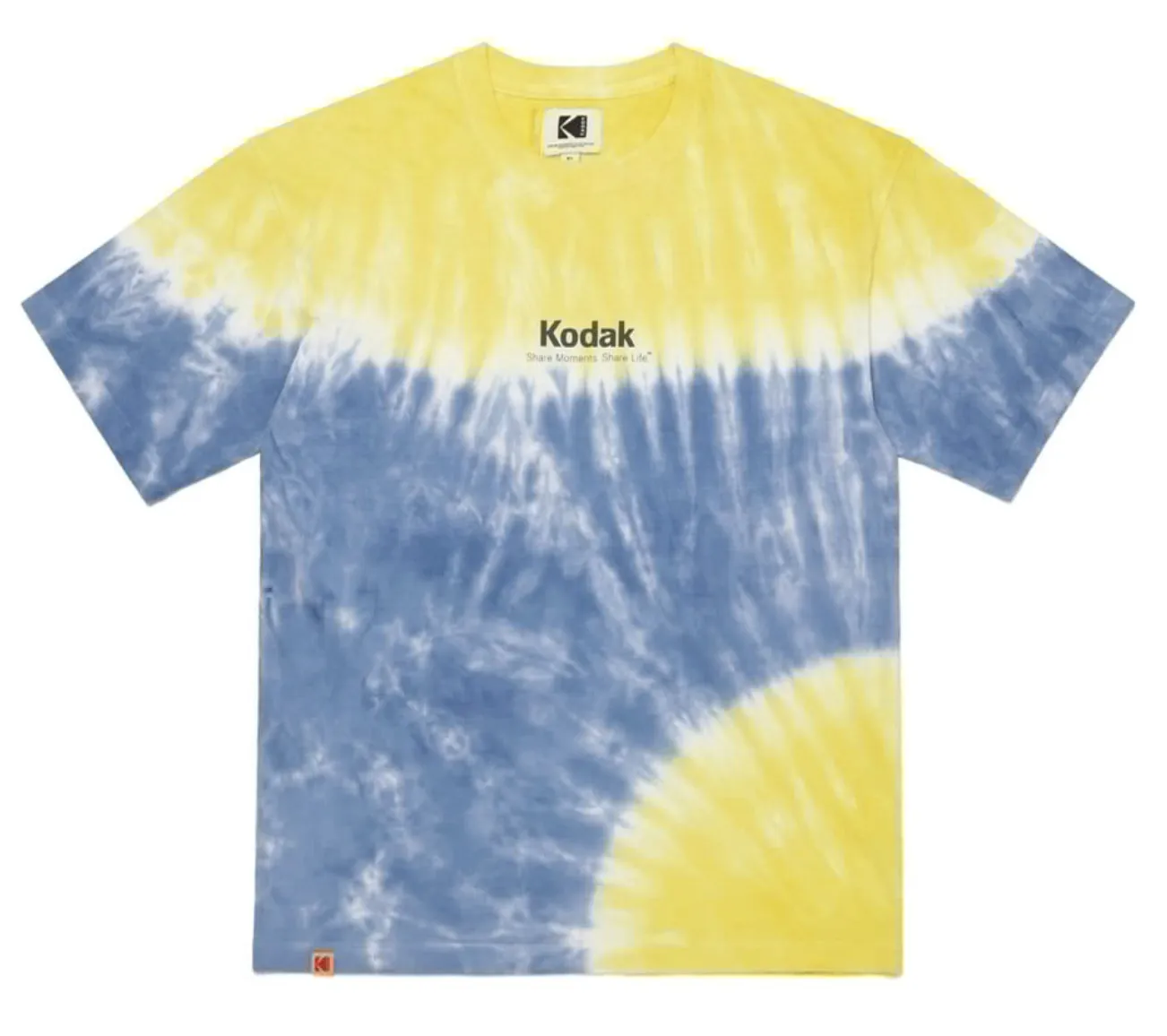 KODAK  |Unisex Street Style U-Neck Collaboration Plain Short Sleeves