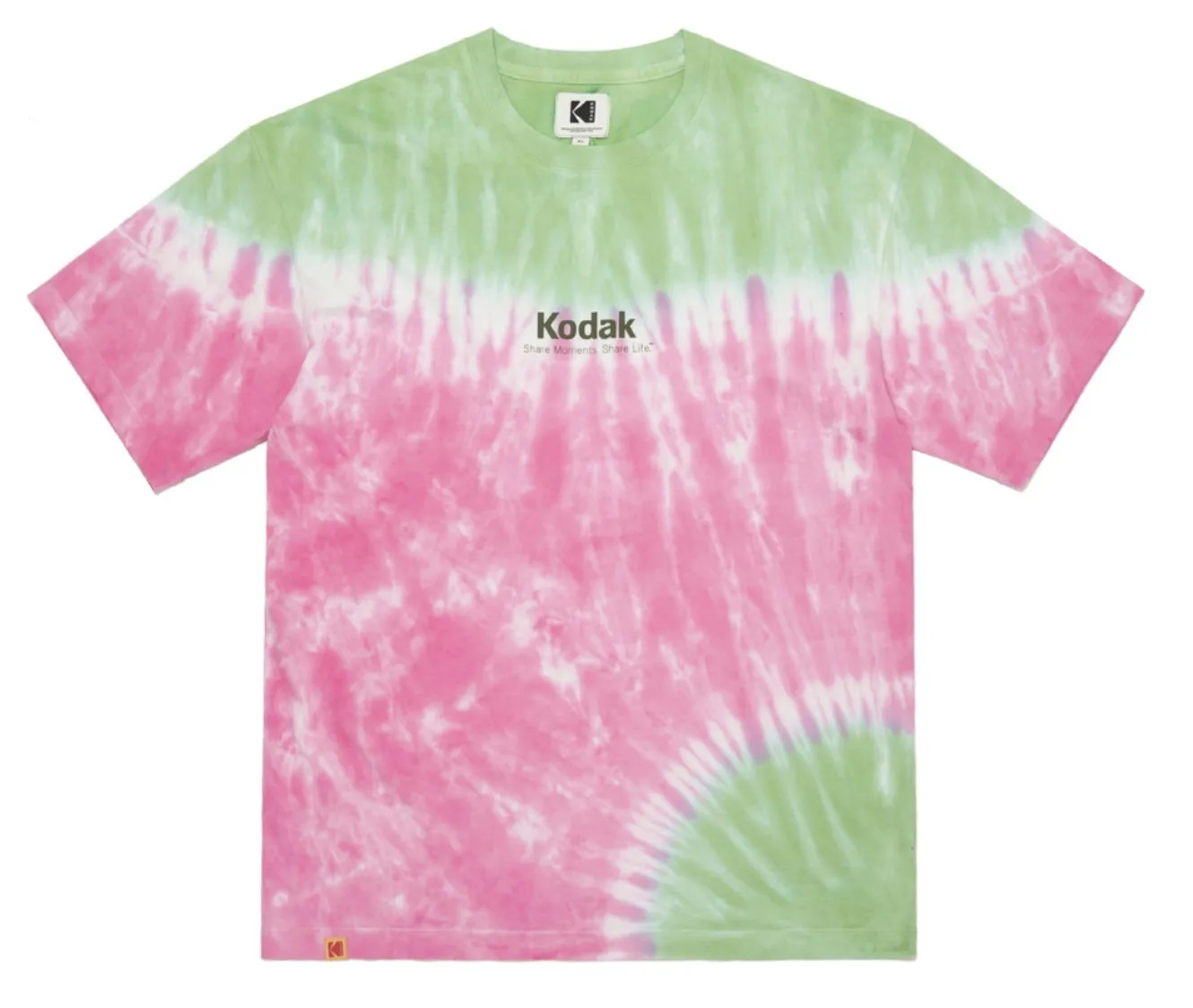 KODAK  |Unisex Street Style U-Neck Collaboration Plain Short Sleeves