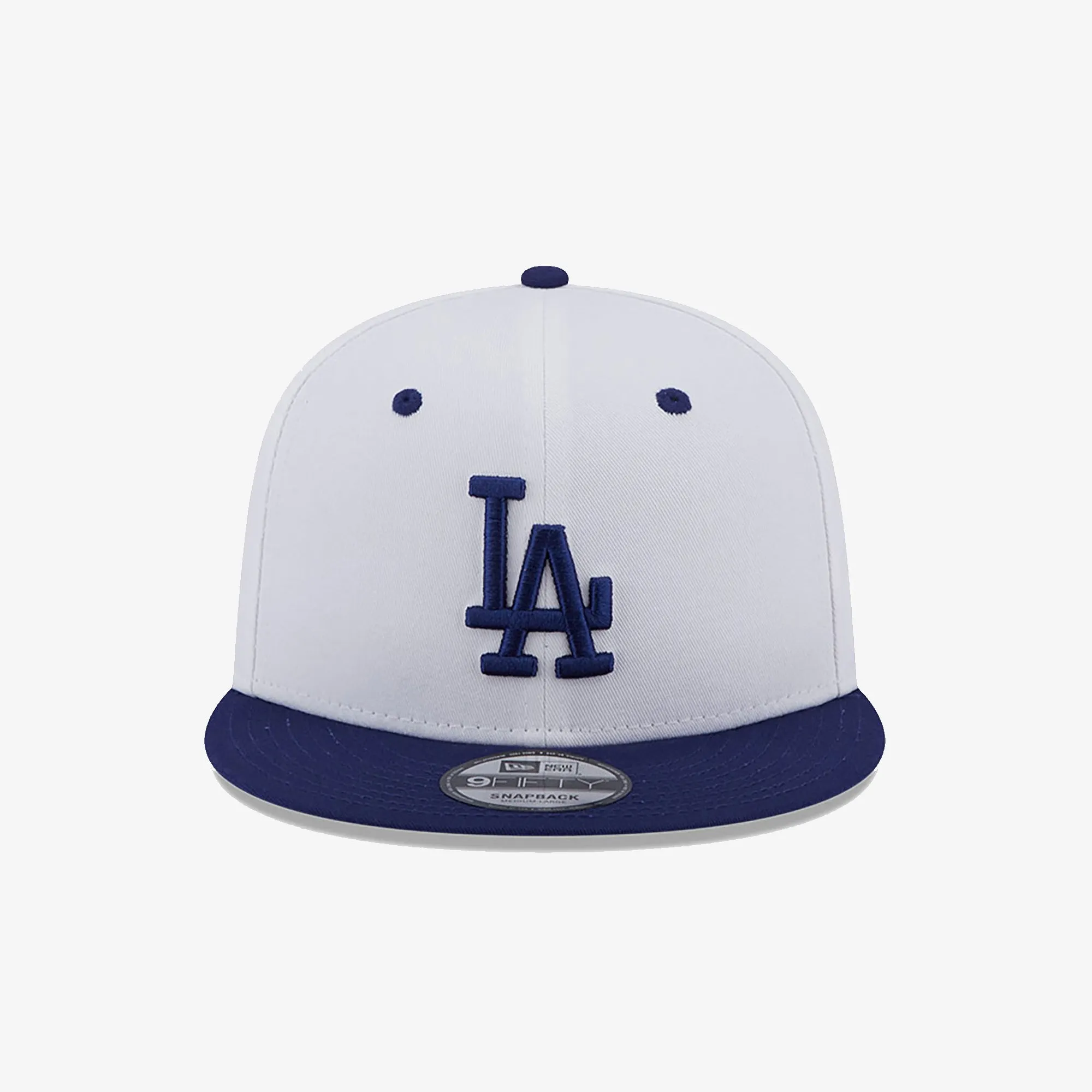 LA DODGERS WHITE CROWN PATCH WHITE 9FIFTY SNAPBACK CAP 'WHITE'