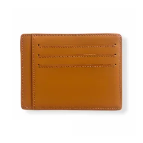 Leather Card Wallet | Mustard