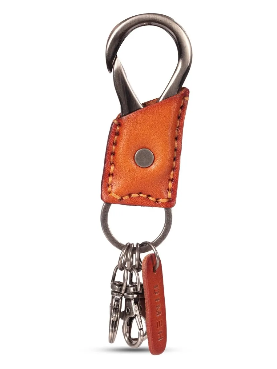 Leather Tan Keychain