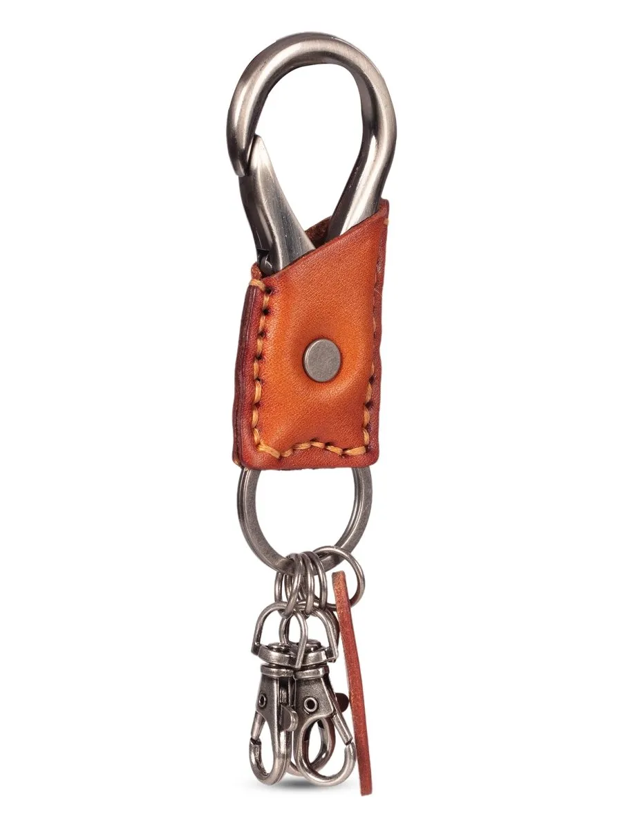 Leather Tan Keychain