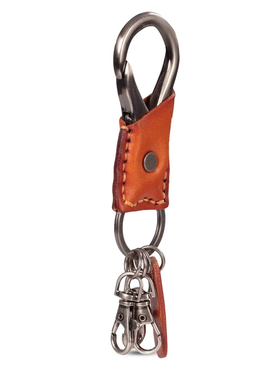 Leather Tan Keychain