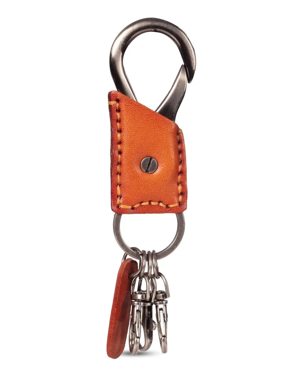 Leather Tan Keychain