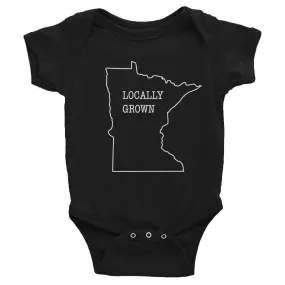 Locally Grown in Minnesota Baby Onesie