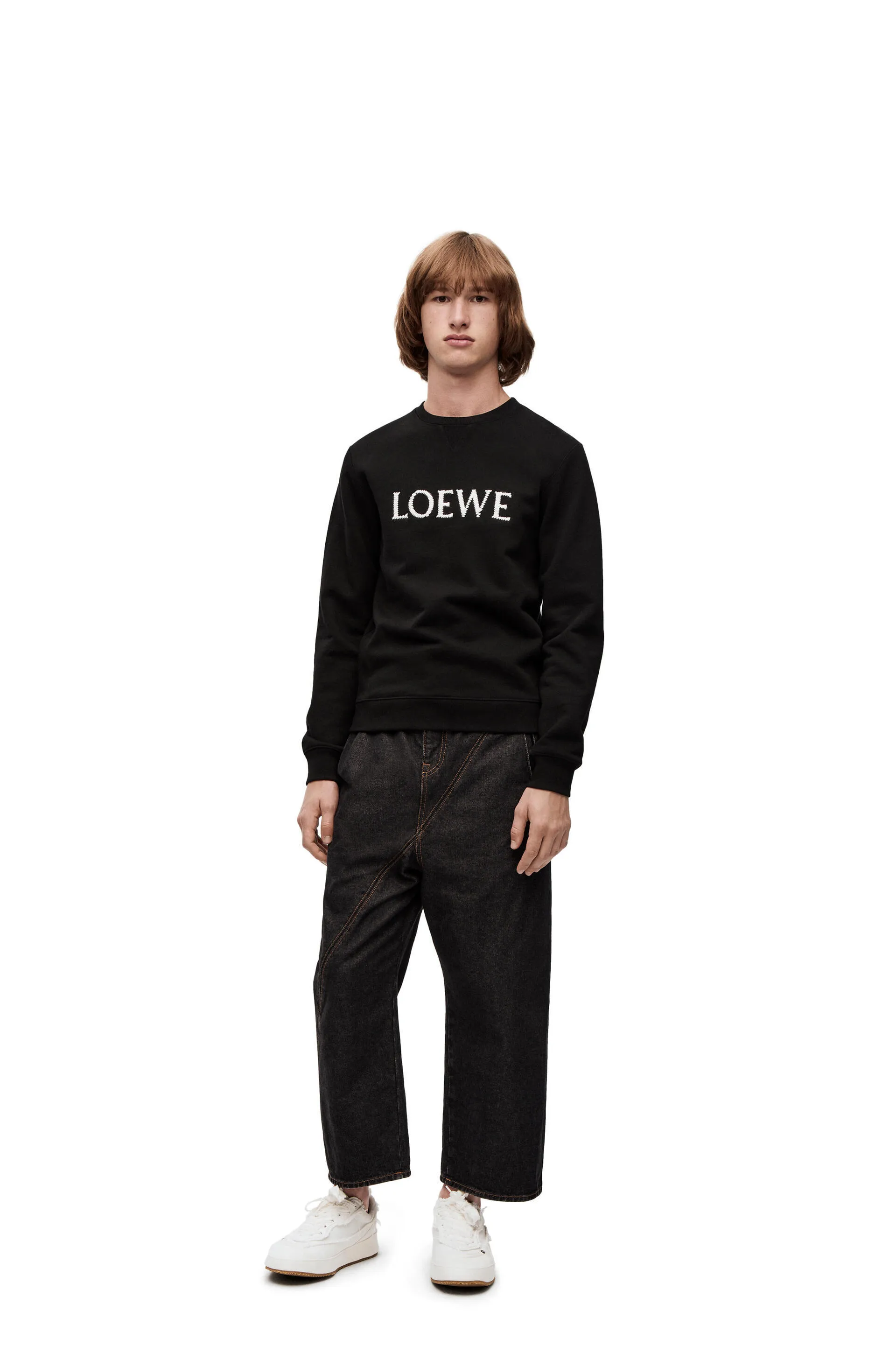 LOEWE  |Unisex Street Style Cotton Logo Luxury