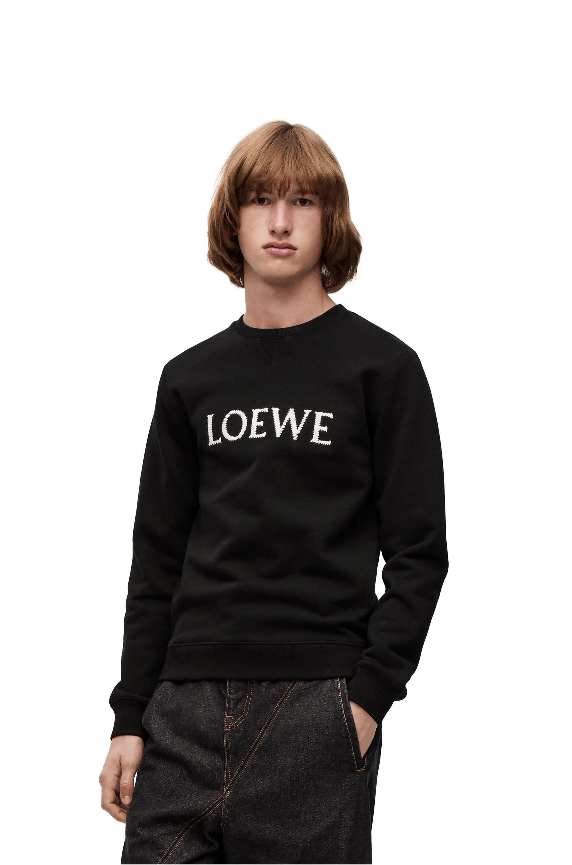 LOEWE  |Unisex Street Style Cotton Logo Luxury