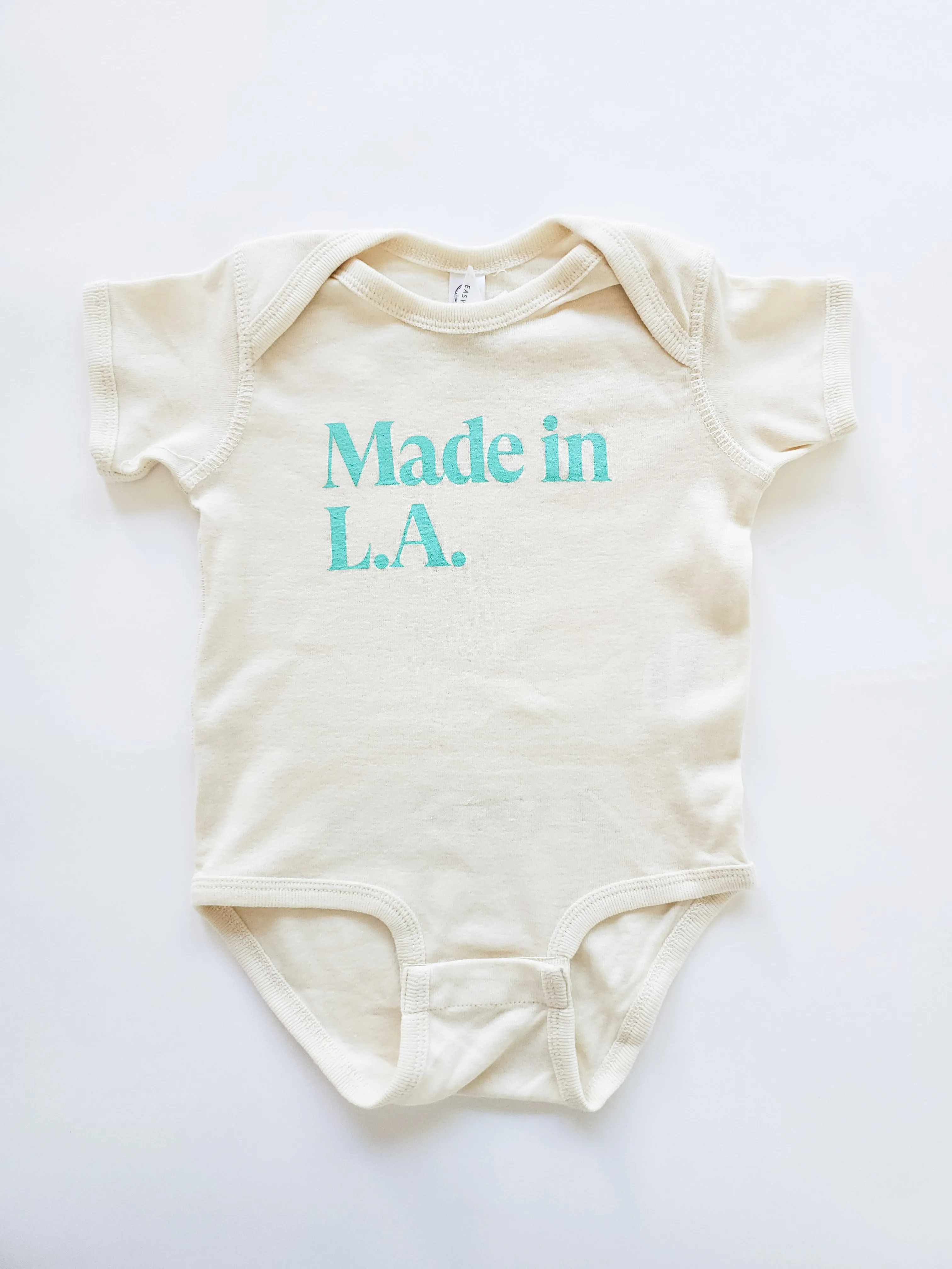 Made in LA 2020 Natural onesie