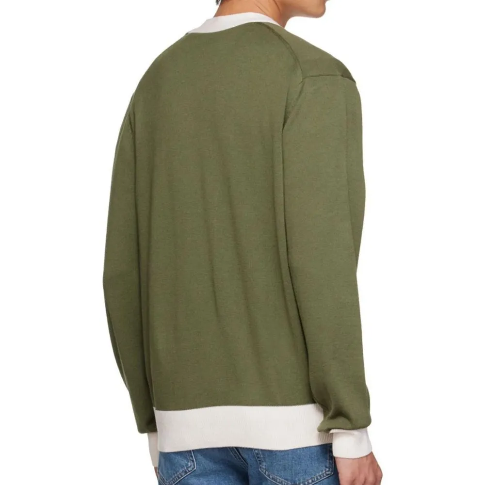 MAISON KITSUNE  |Casual Style Unisex Wool V-Neck Long Sleeves Plain