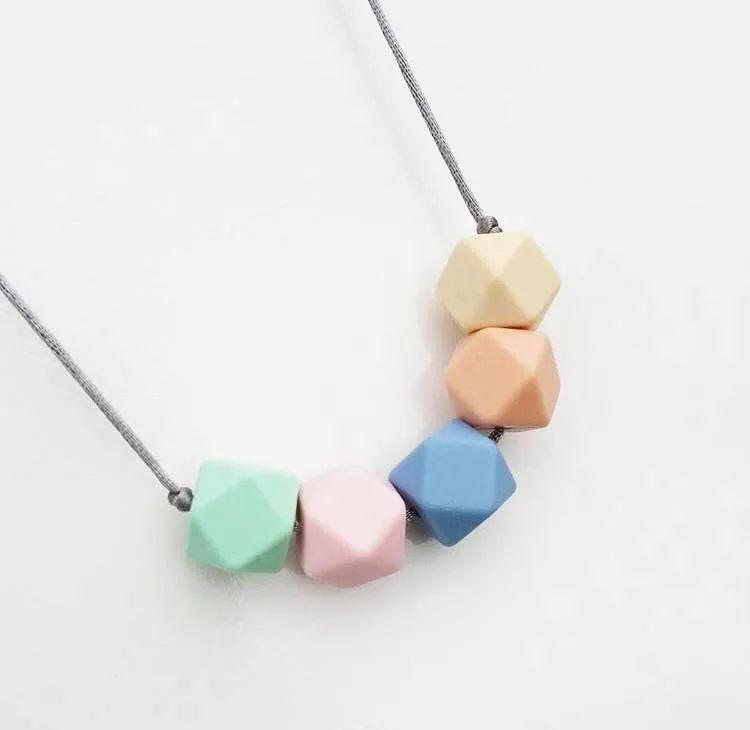 Mama Knows - Teething Necklace - Summer Pastels