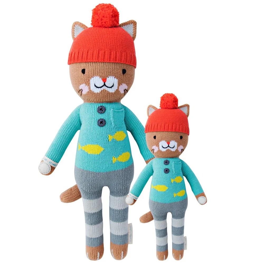 Maximus the Cat Knit Doll by Cuddle & Kind