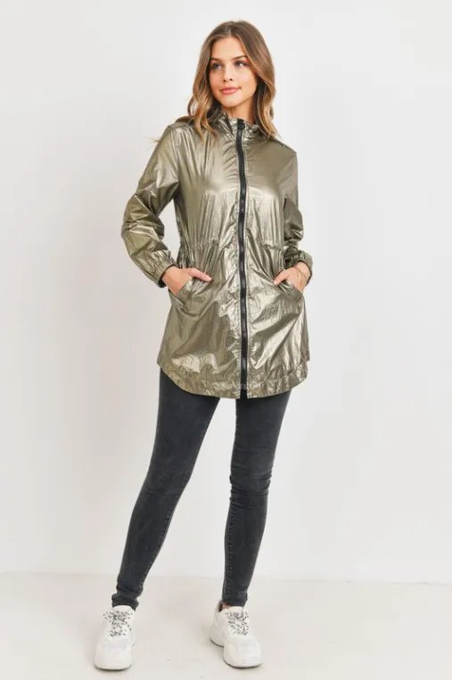 Metallic Windbreaker