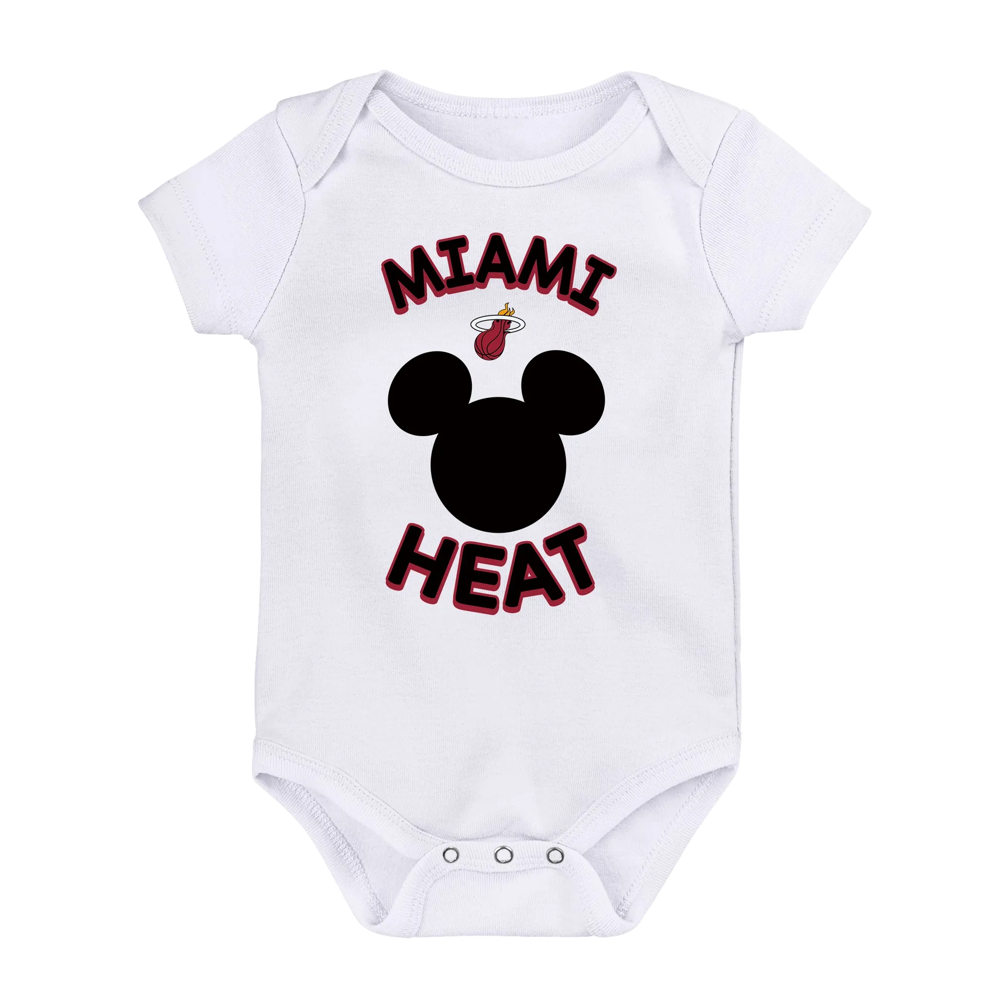 Miami HEAT Mickey Newborn Onesie 3-Pack