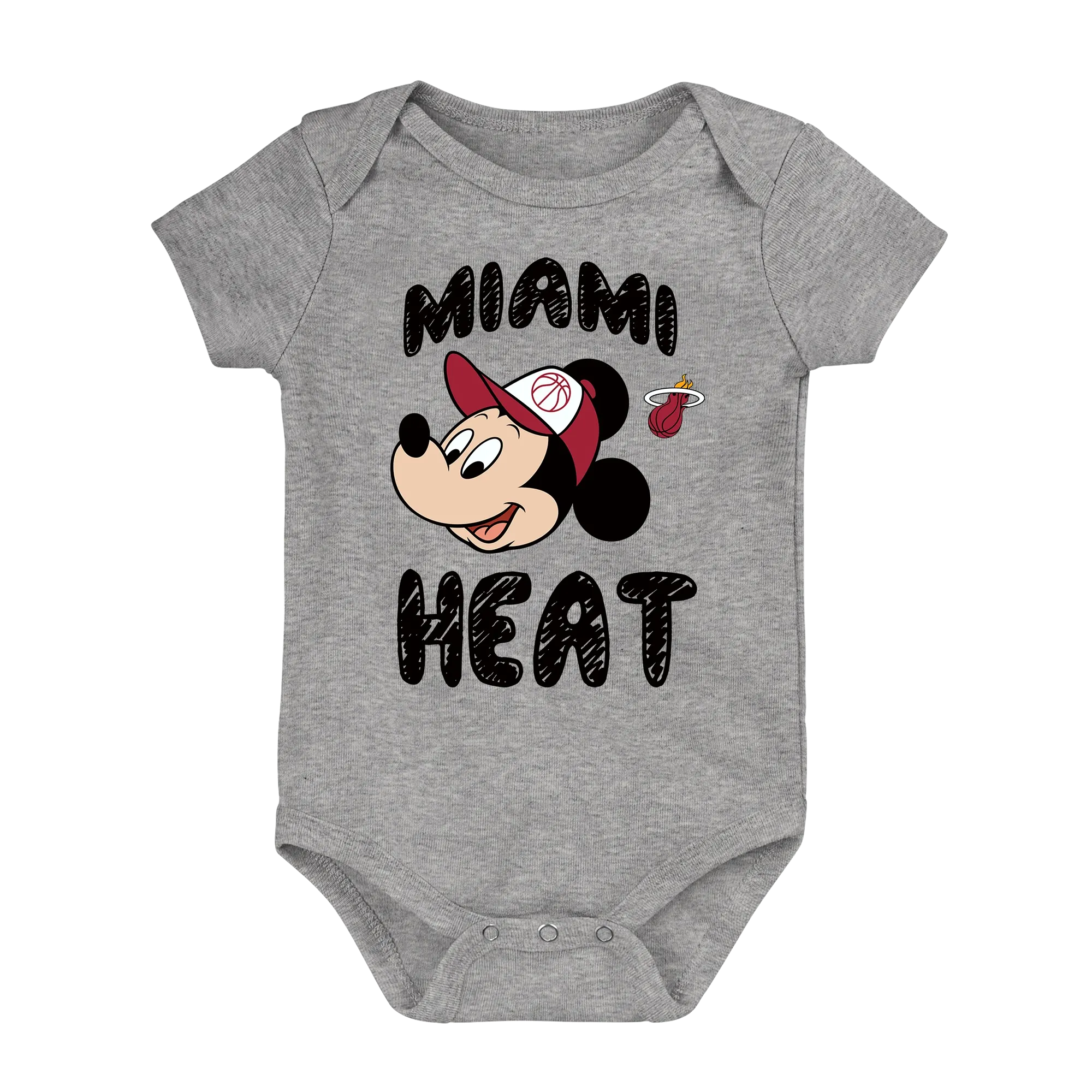 Miami HEAT Mickey Newborn Onesie 3-Pack