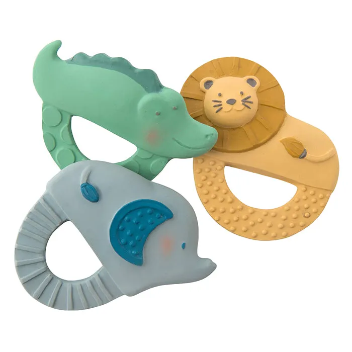 Moulin Roty Sous Mon Baobab Rubber Teething Ring Lion