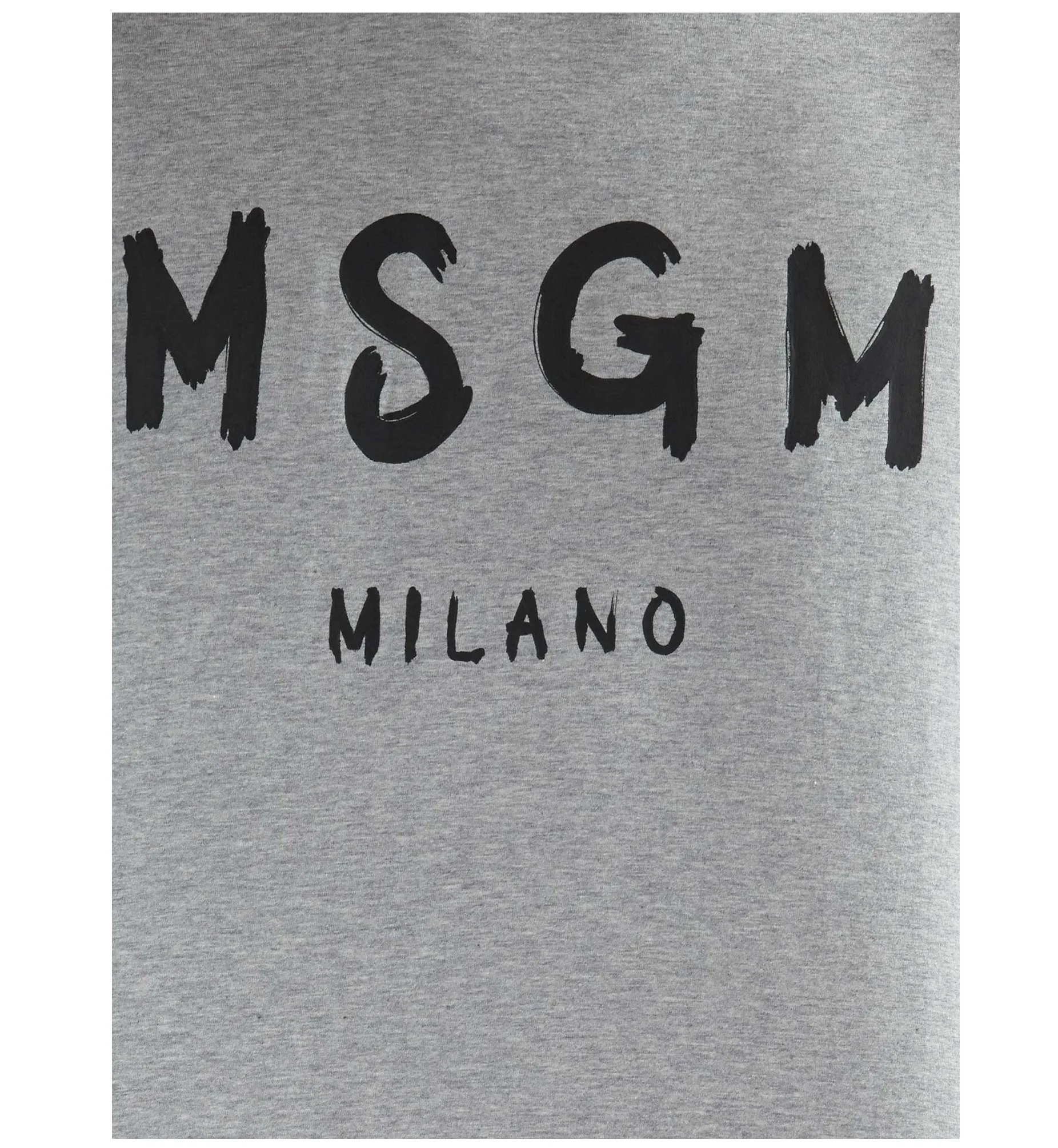 MSGM  |Unisex Cotton Logo Designers T-Shirts