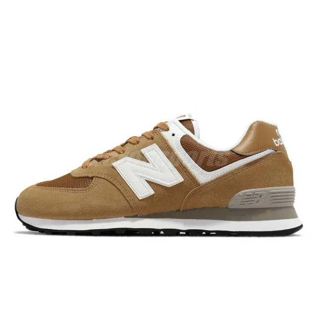 New Balance 574 NB Brown White Men Casual Lifestyle Shoe...