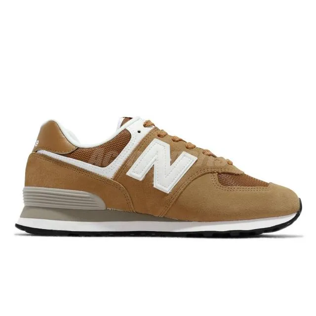 New Balance 574 NB Brown White Men Casual Lifestyle Shoe...