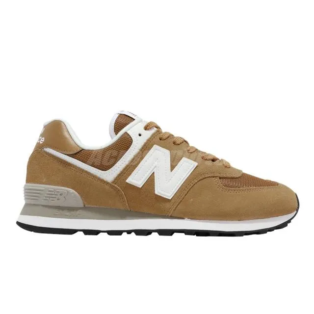 New Balance 574 NB Brown White Men Casual Lifestyle Shoe...