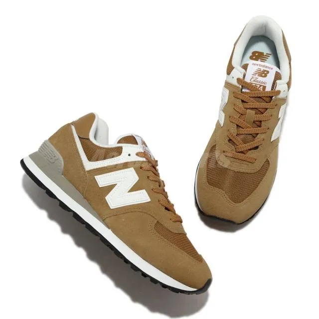 New Balance 574 NB Brown White Men Casual Lifestyle Shoe...