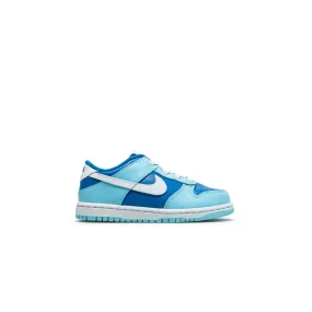 Nike Dunk Low Retro QS Flash White Argon Blue Flash (PS)