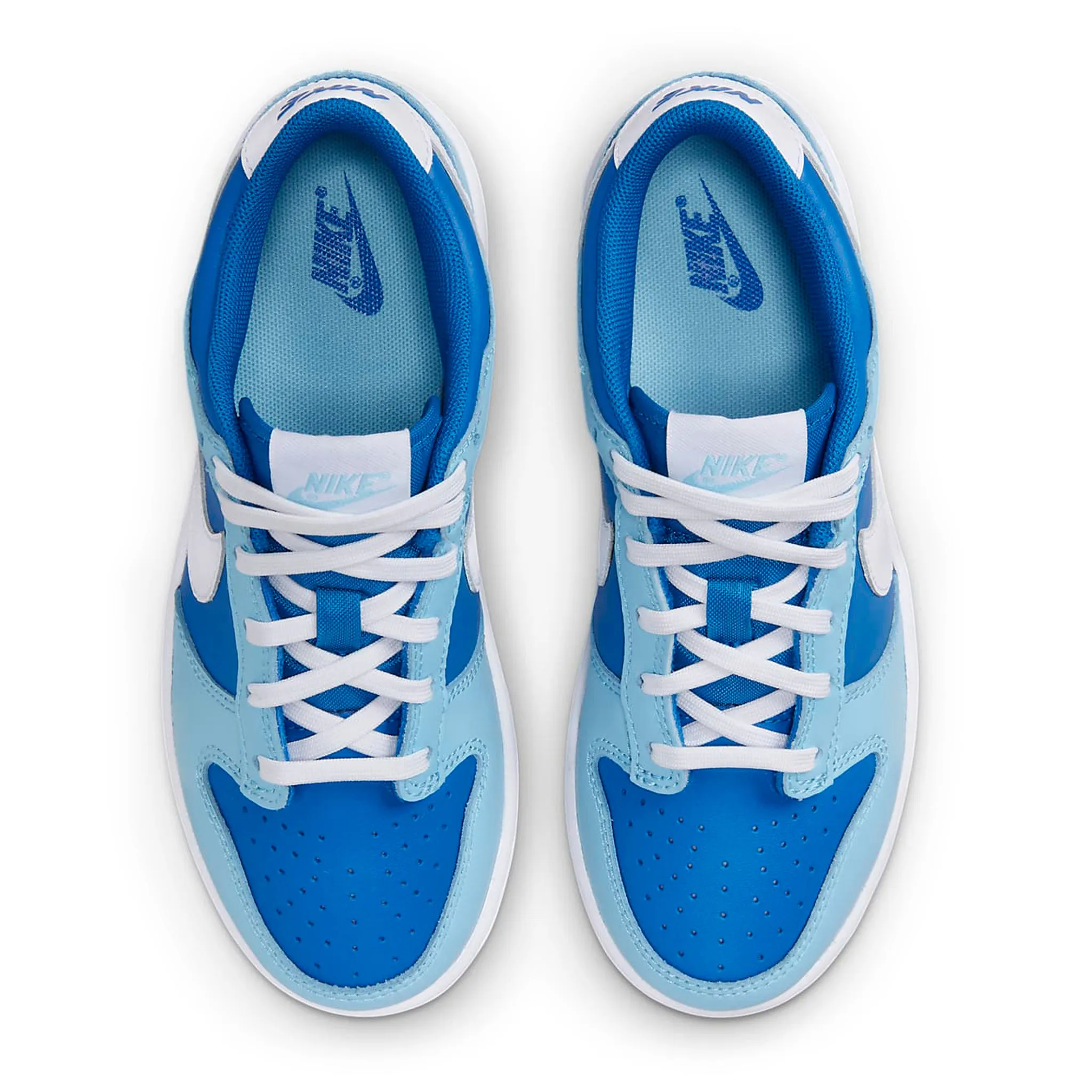 Nike Dunk Low Retro QS Flash White Argon Blue Flash (PS)