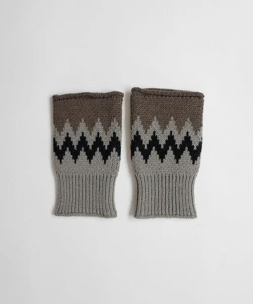 Number Nine Zigzag Jacquard Arm Warmer