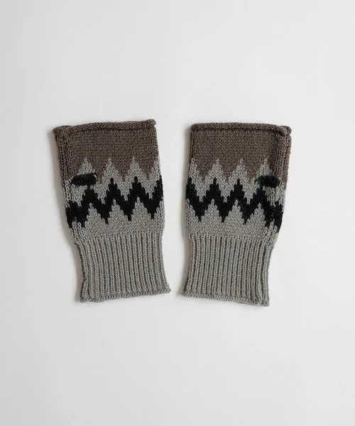 Number Nine Zigzag Jacquard Arm Warmer