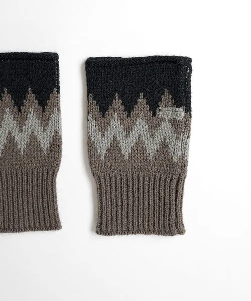 Number Nine Zigzag Jacquard Arm Warmer