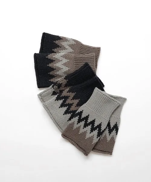 Number Nine Zigzag Jacquard Arm Warmer