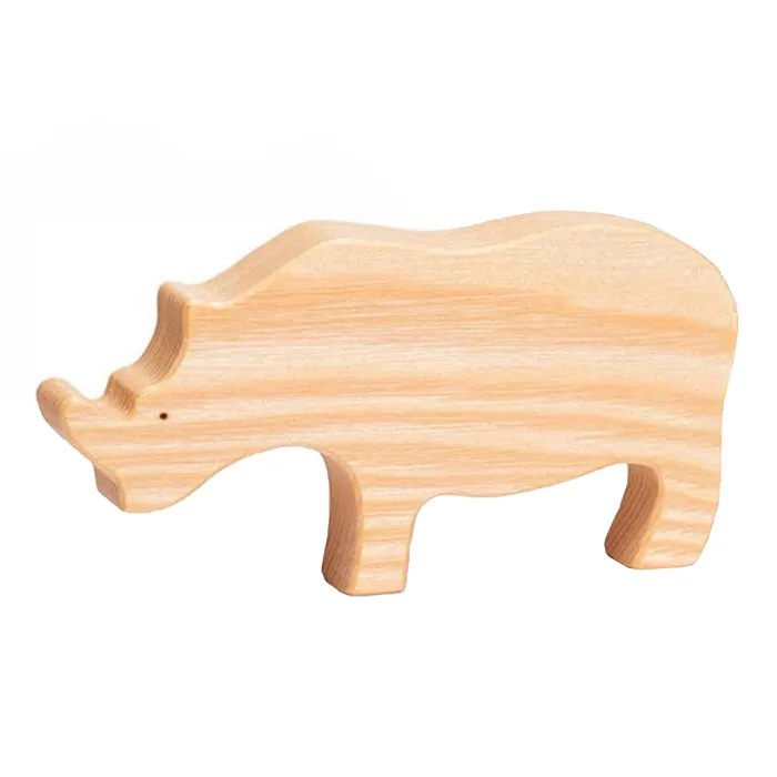 Ocamora Natural Wooden Rhino