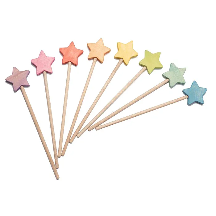 Ocamora Wooden Star Wand Yellow