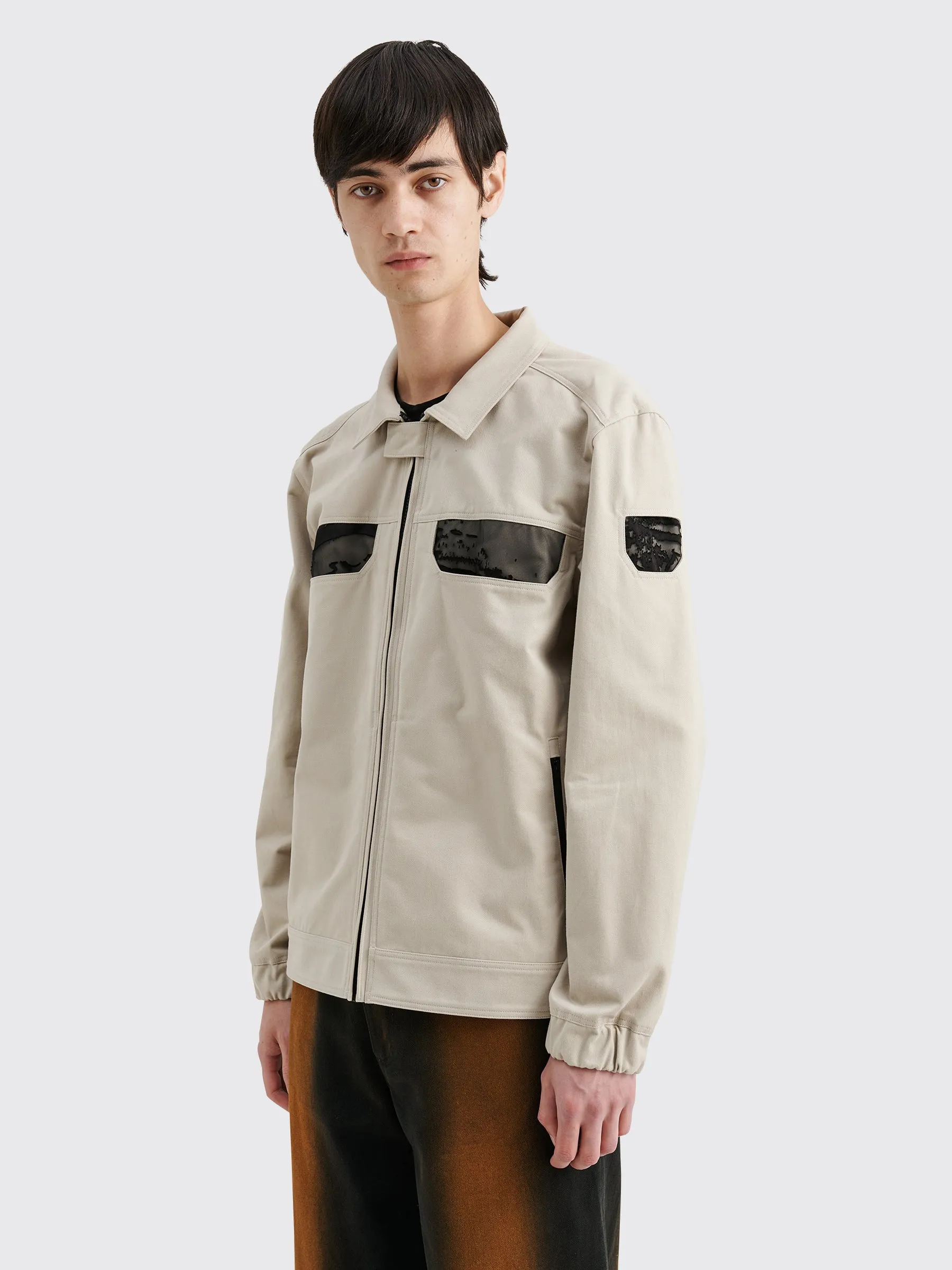 Olly Shinder Cotton Window Jacket Stone