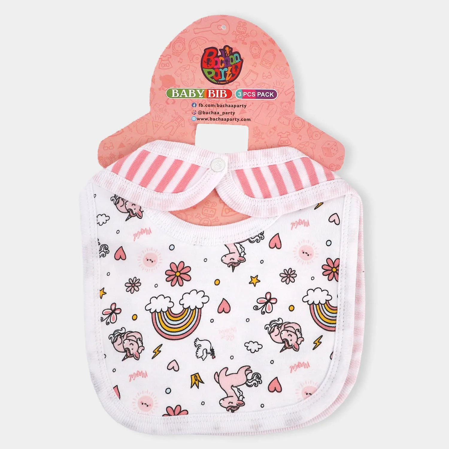 Pack Of 3 Bibs Set Magical-mIX