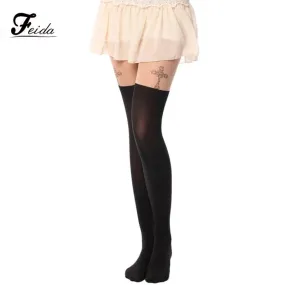 Pantyhose Women's stockings Cross Printed Tights Pantyhose stockings collant Feida