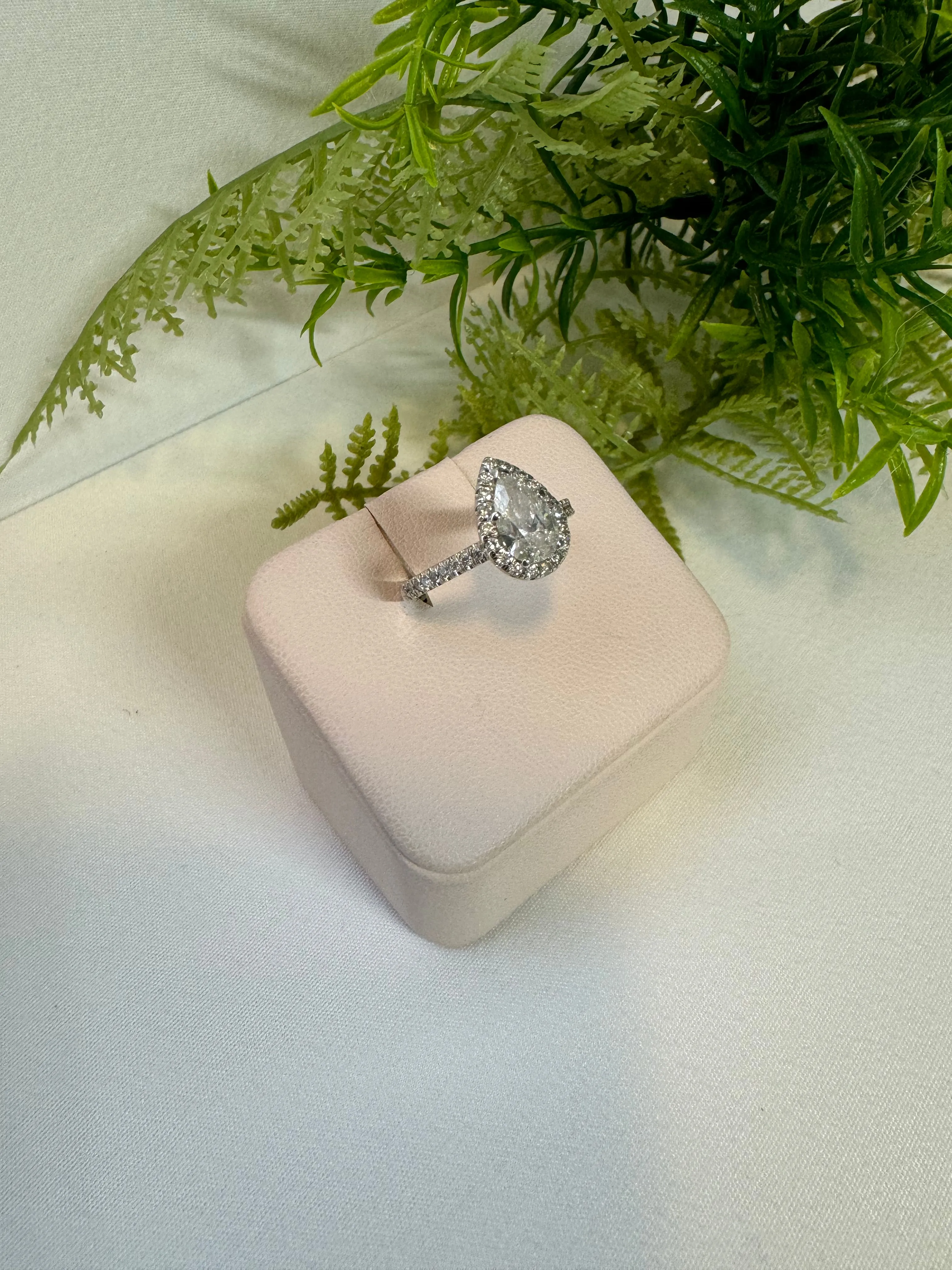 Pear Shaped Engagement Ring