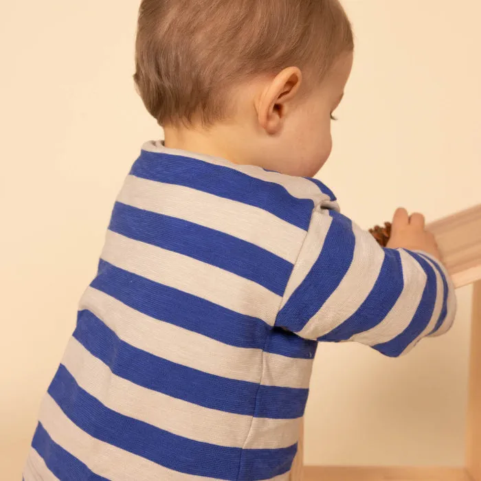 Petit Bateau Baby Lazaro T-shirt Blue Stipes