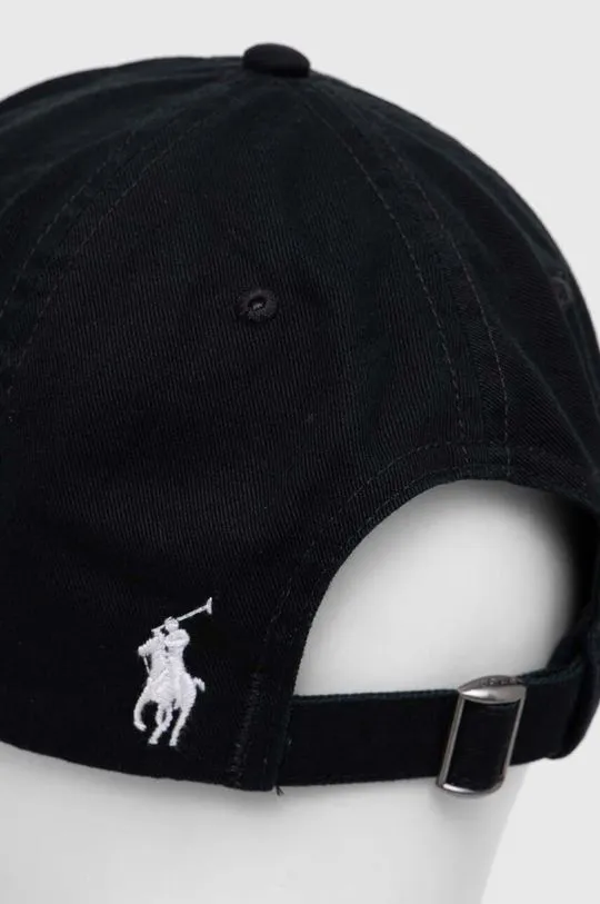 Polo Ralph Lauren cotton baseball cap black color 211954882